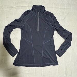 Zella Long Sleeve Top QUARTER ZIP RUNNING TOP